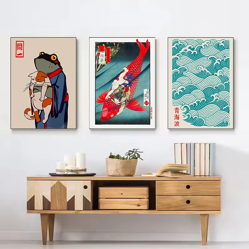 Retro Soyut Japon Kültürü Siya - Japanese Lifestyle And Culture incelemesi ve fiyatı